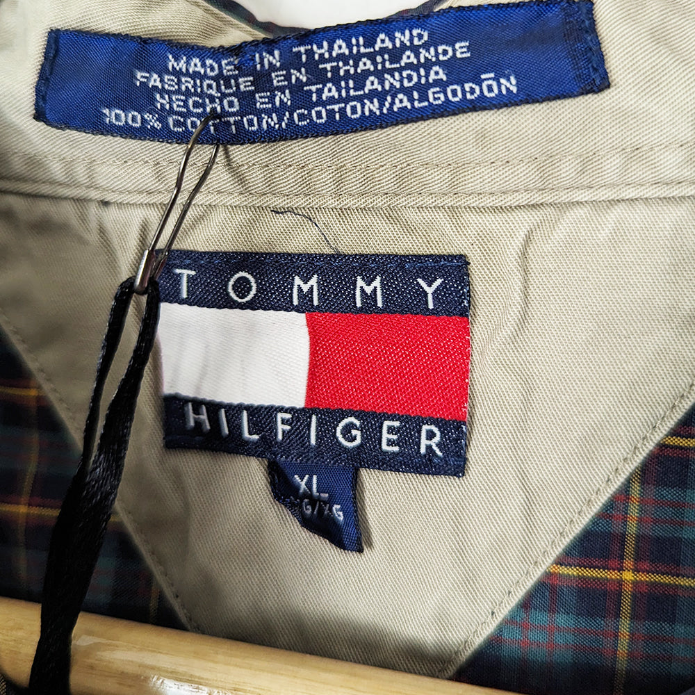 Tommy Hilfiger: Rare 90s Checked Button Up (XL)