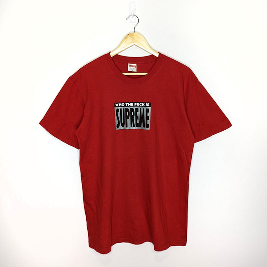 Supreme: Who The Fuck T-Shirt (M)