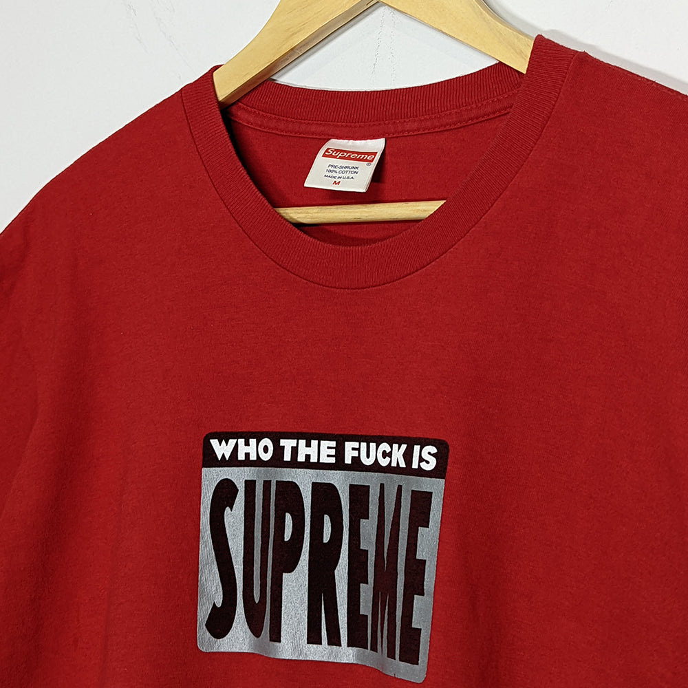 Supreme: Who The Fuck T-Shirt (M)