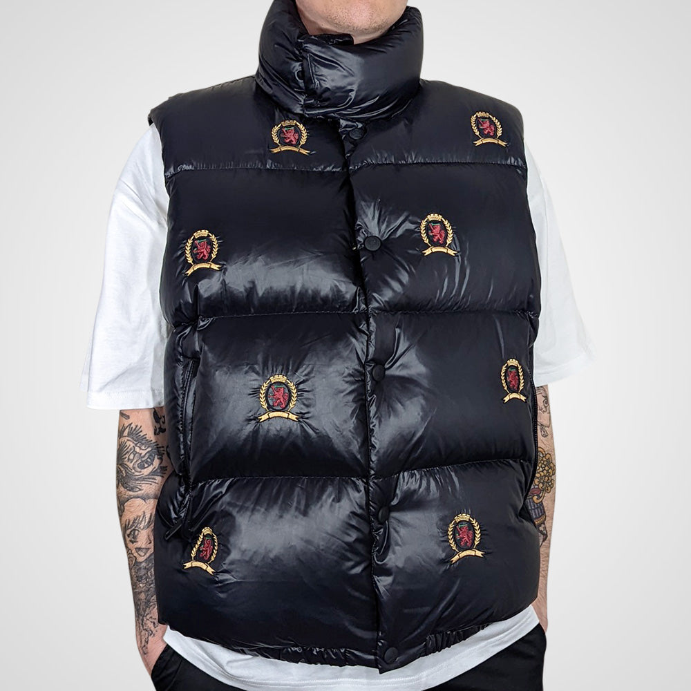 Hilfiger Collection: Embroidered Crest Down Gilet (L)