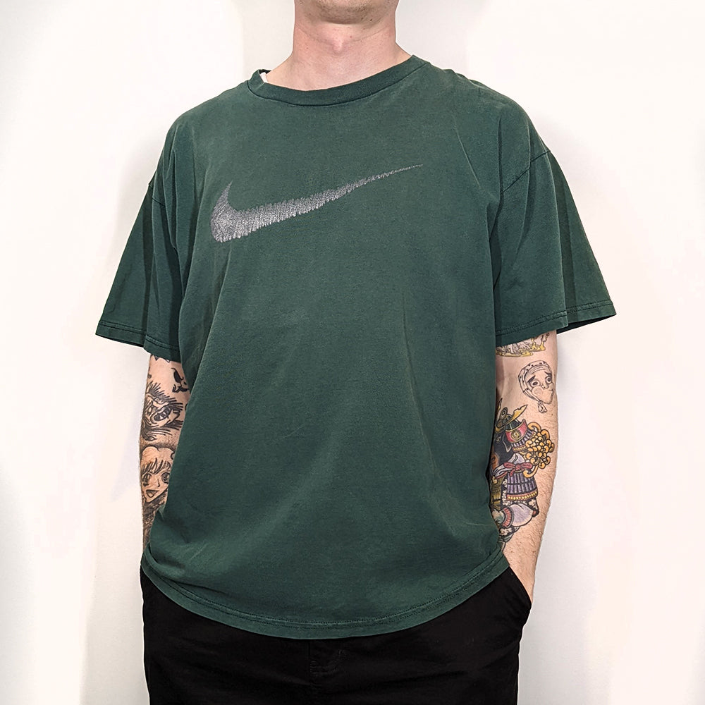 Nike: Rare 90s Swoosh T-Shirt (XL)