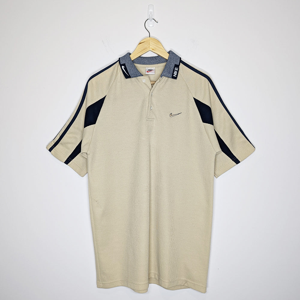 Nike: Rare 90s Polo T-Shirt (L/XL)