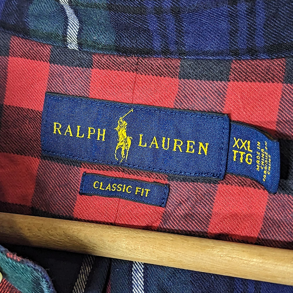 Ralph Lauren: Y2K Mixed Flannel (XL/XXL)
