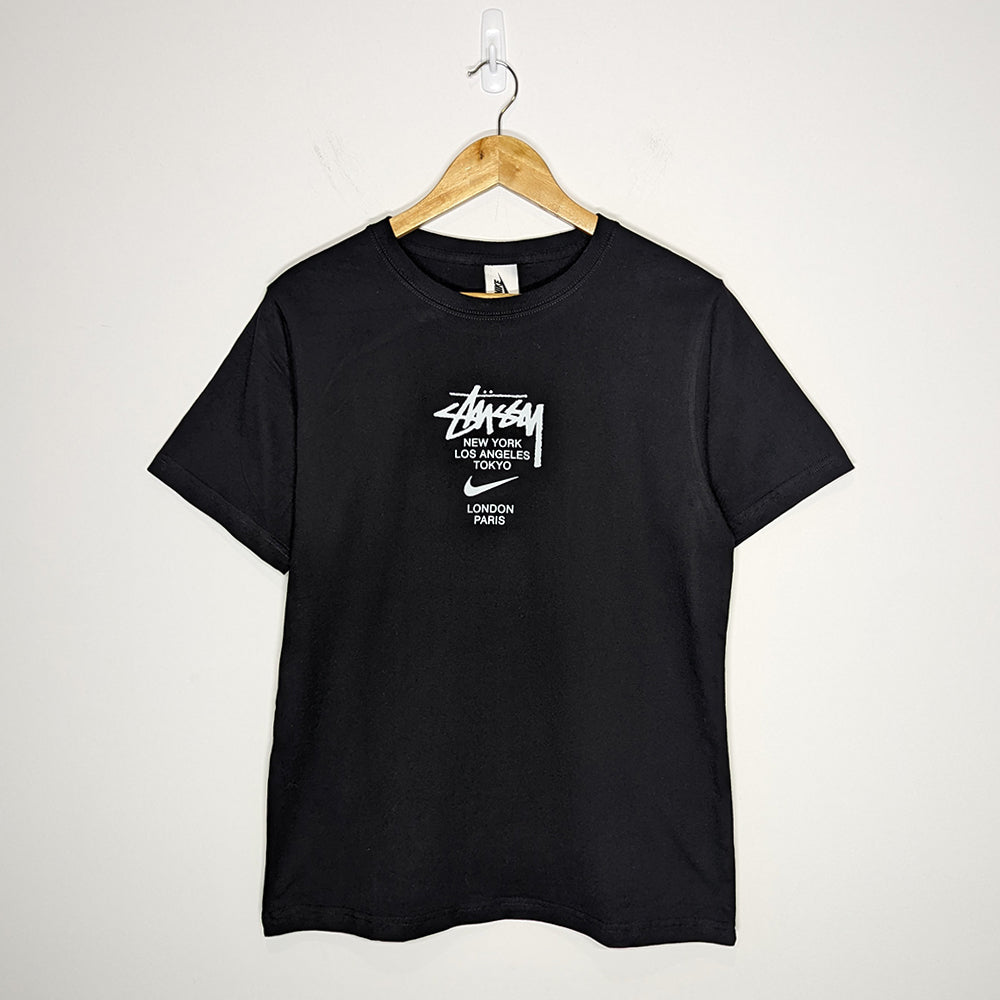 Nike x Stüssy: International Black T-Shirt (M)