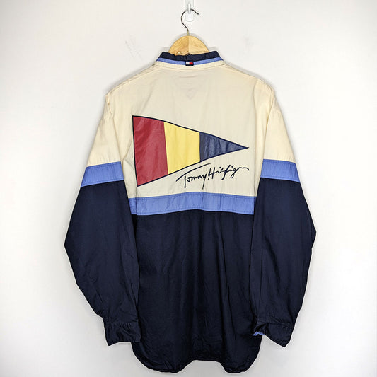 Tommy Hilfiger: Rare 90s Button Up Shirt (L)